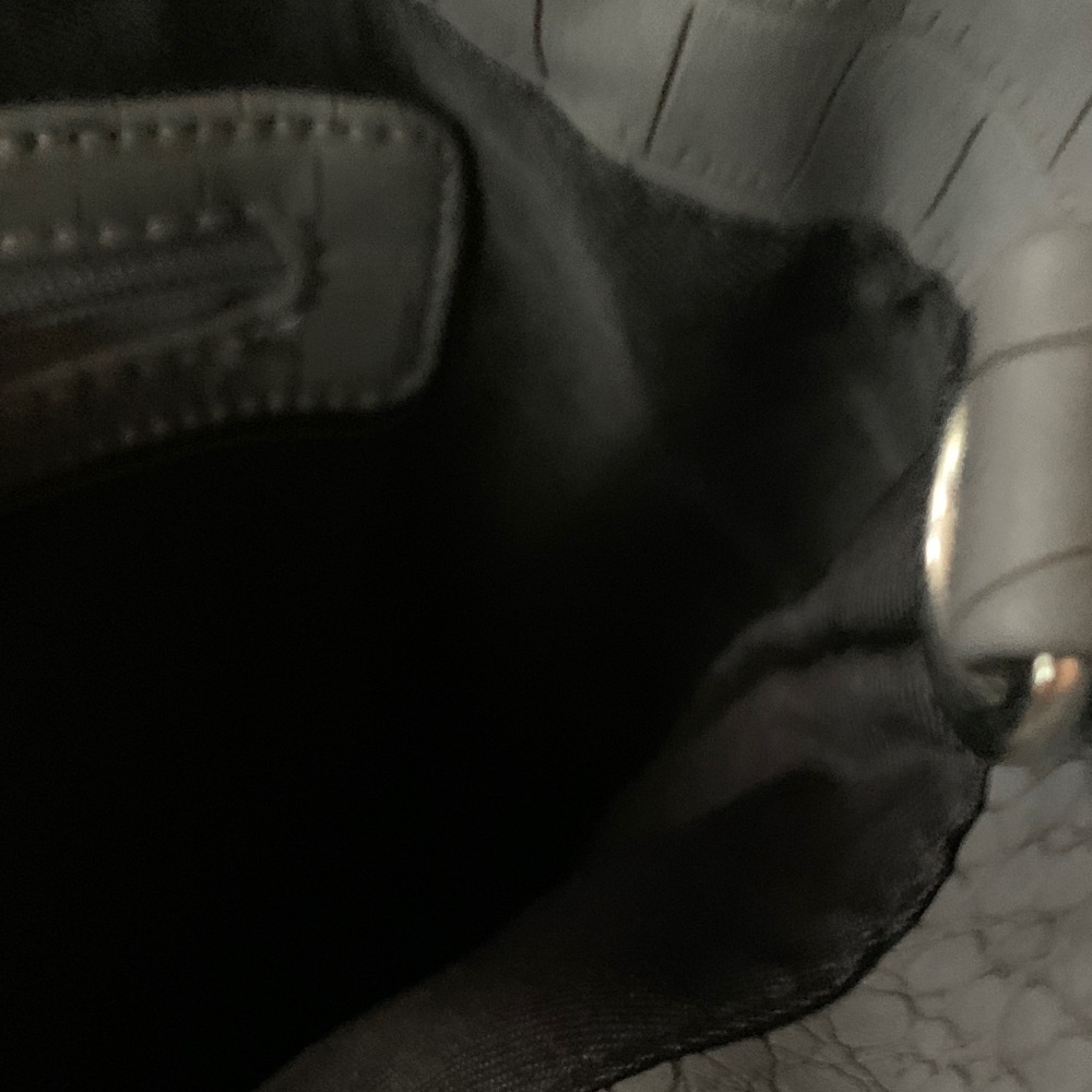 Thirty-One Gray Croc-Embossed Tote with Strap - Picture 8 of 12